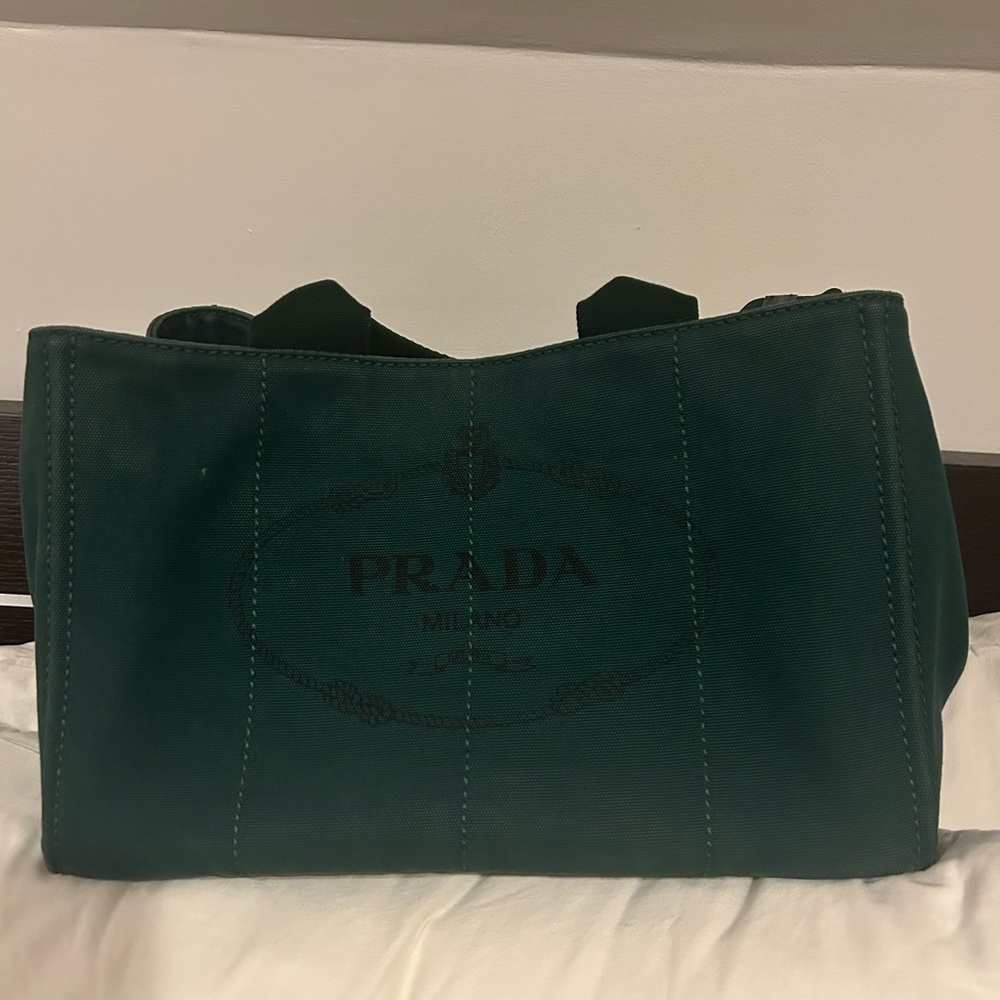 Prada Green Canapa Bag